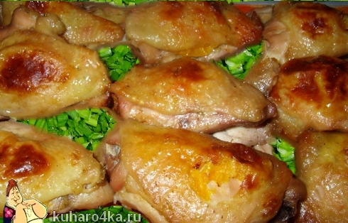 Куриные бёдрышки в маринаде